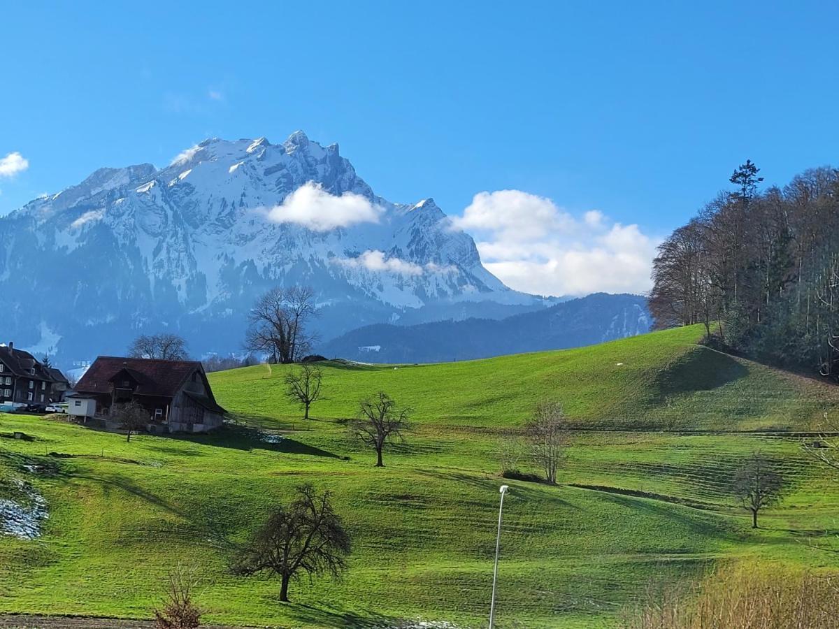 Villa Castagna Guesthouse Luzern Buitenkant foto